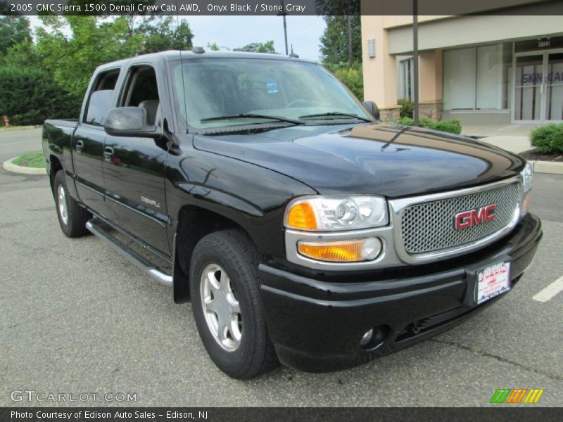 Onyx Black / Stone Gray 2005 GMC Sierra 1500 Denali Crew Cab AWD