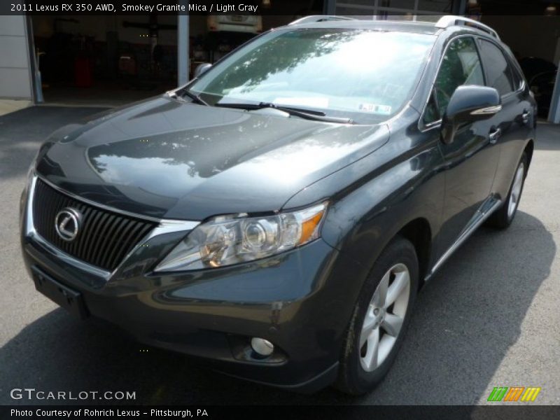 Smokey Granite Mica / Light Gray 2011 Lexus RX 350 AWD