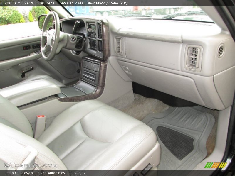 Onyx Black / Stone Gray 2005 GMC Sierra 1500 Denali Crew Cab AWD