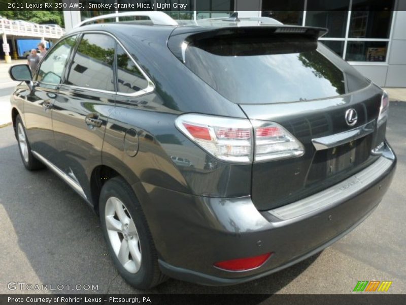 Smokey Granite Mica / Light Gray 2011 Lexus RX 350 AWD