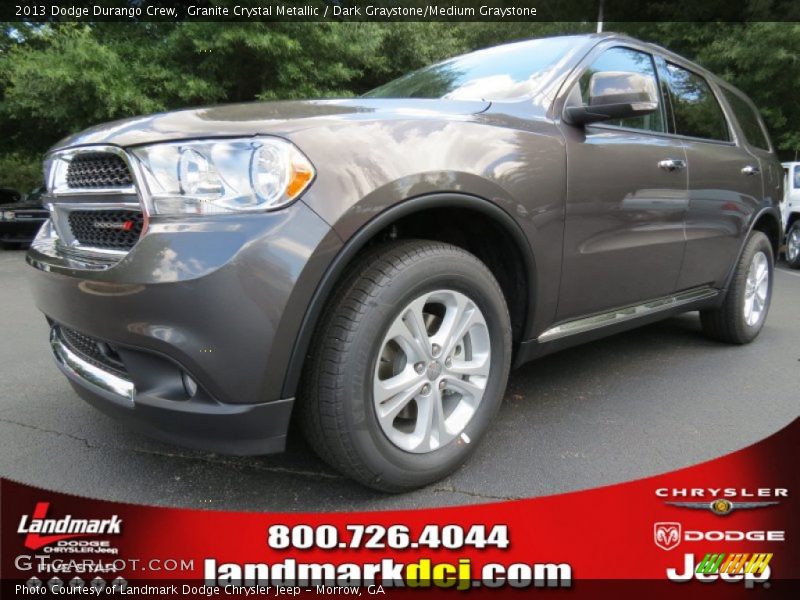 Granite Crystal Metallic / Dark Graystone/Medium Graystone 2013 Dodge Durango Crew