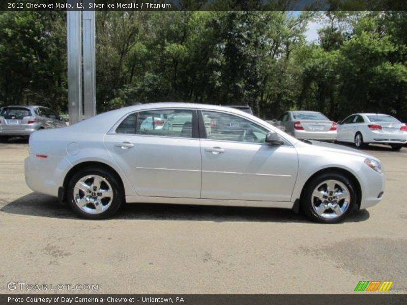 Silver Ice Metallic / Titanium 2012 Chevrolet Malibu LS