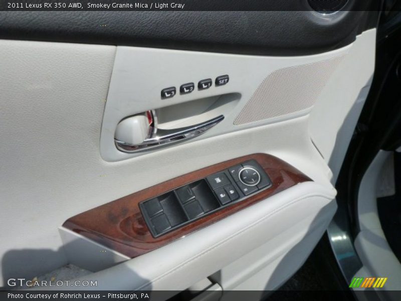 Smokey Granite Mica / Light Gray 2011 Lexus RX 350 AWD