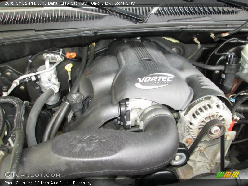 Onyx Black / Stone Gray 2005 GMC Sierra 1500 Denali Crew Cab AWD