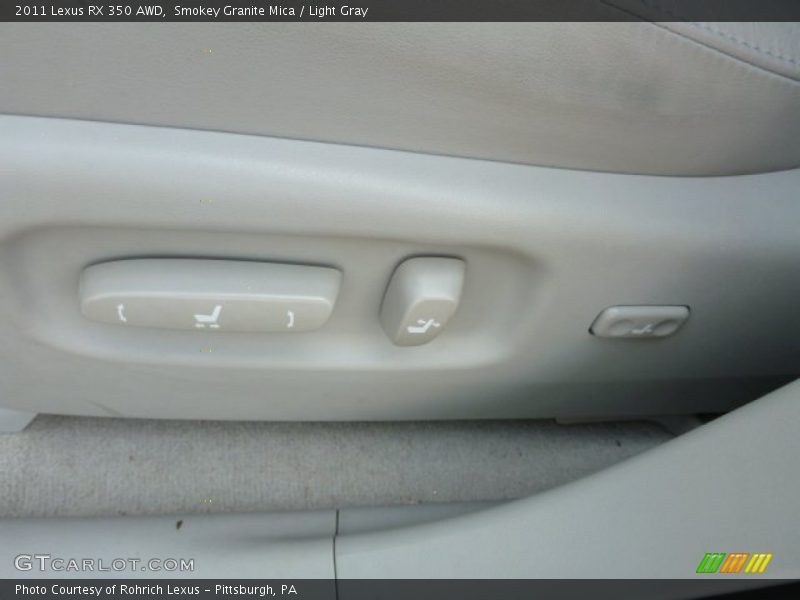 Smokey Granite Mica / Light Gray 2011 Lexus RX 350 AWD