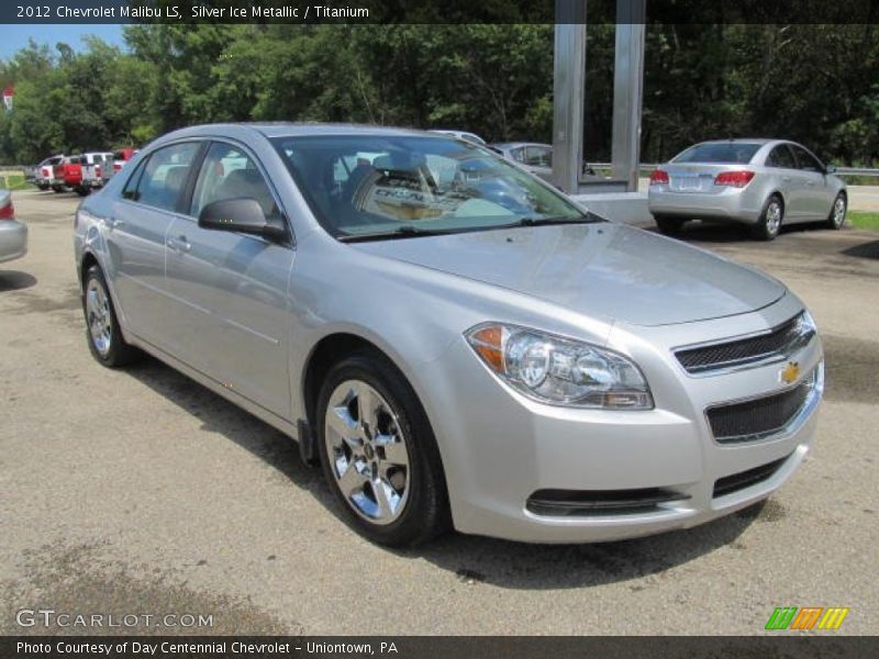 Silver Ice Metallic / Titanium 2012 Chevrolet Malibu LS