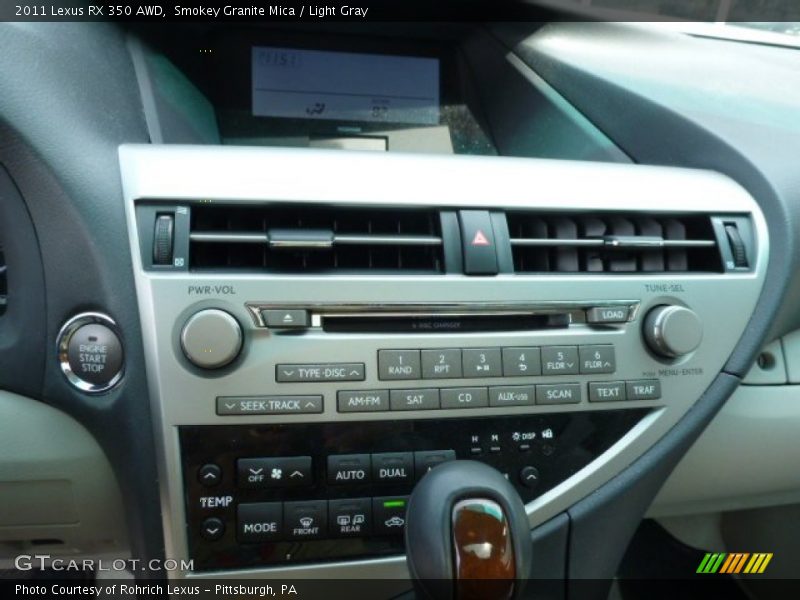 Smokey Granite Mica / Light Gray 2011 Lexus RX 350 AWD