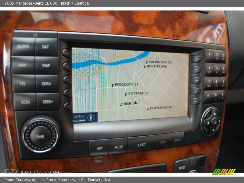 Navigation of 2005 CL 600