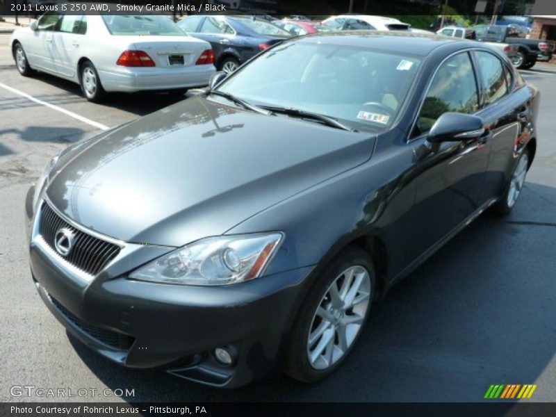 Smoky Granite Mica / Black 2011 Lexus IS 250 AWD