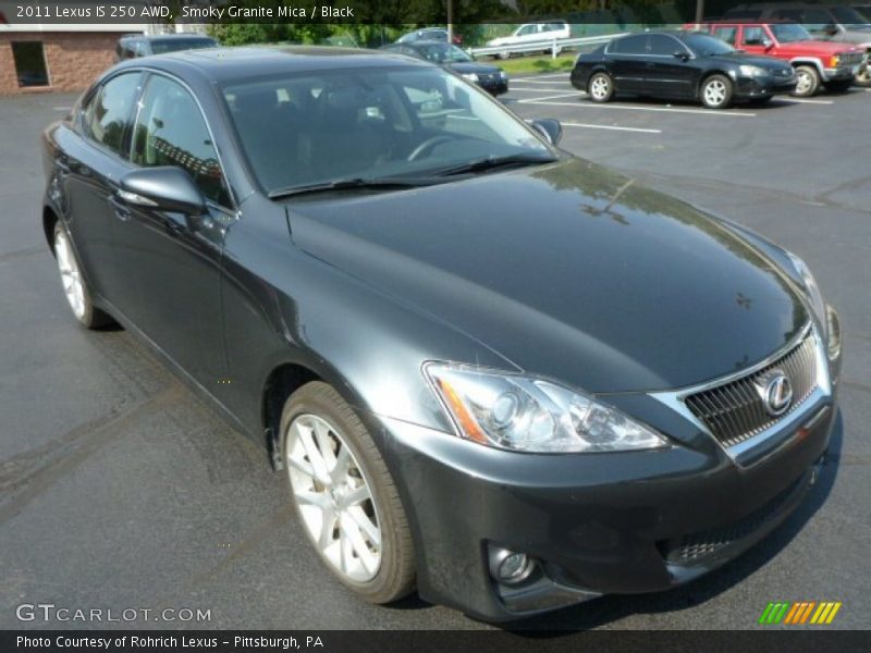 Smoky Granite Mica / Black 2011 Lexus IS 250 AWD