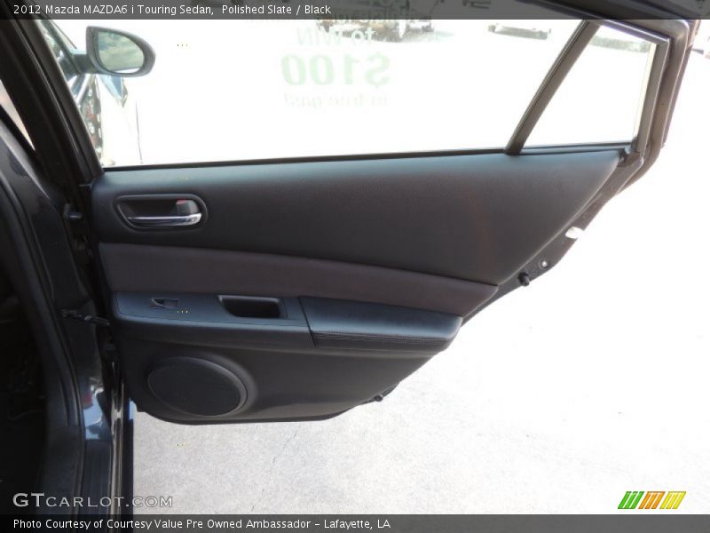 Polished Slate / Black 2012 Mazda MAZDA6 i Touring Sedan