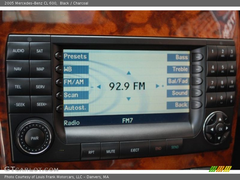 Audio System of 2005 CL 600