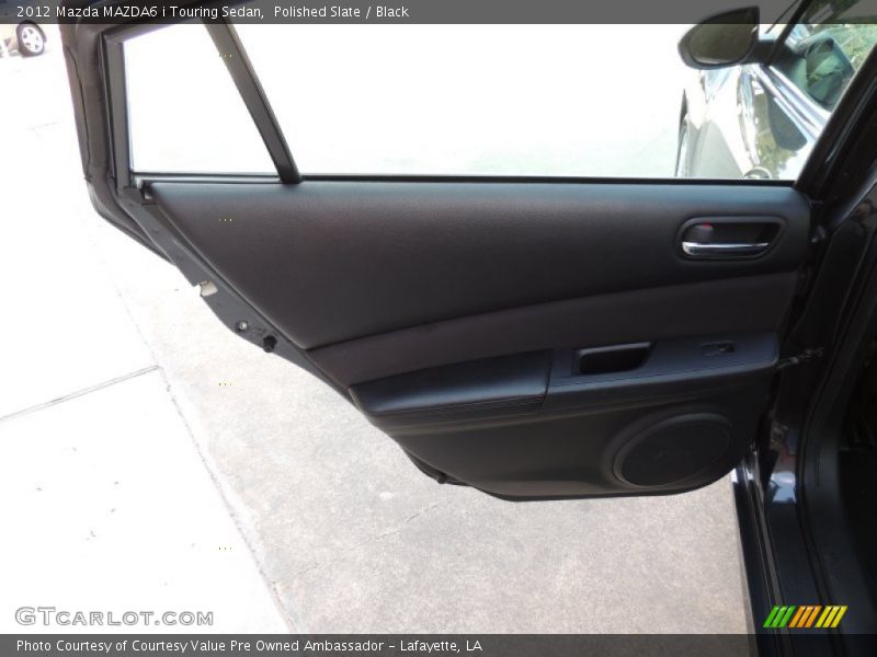 Polished Slate / Black 2012 Mazda MAZDA6 i Touring Sedan