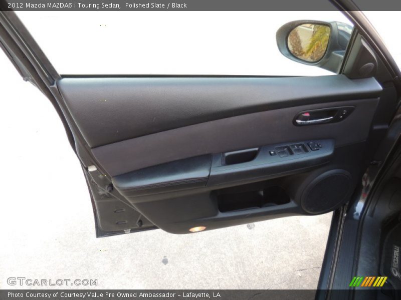 Polished Slate / Black 2012 Mazda MAZDA6 i Touring Sedan
