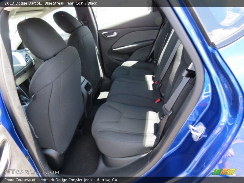 Blue Streak Pearl Coat / Black 2013 Dodge Dart SE