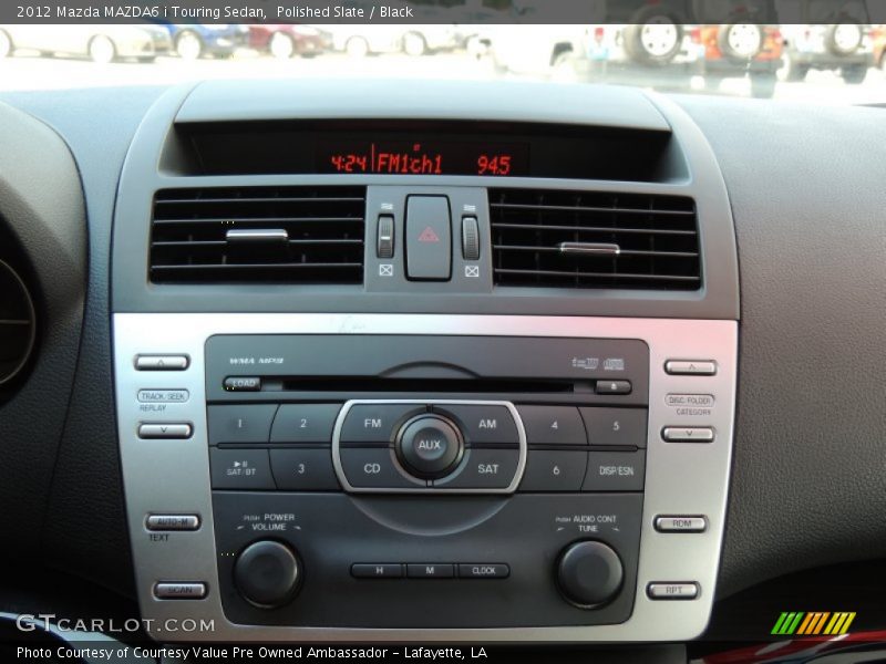 Polished Slate / Black 2012 Mazda MAZDA6 i Touring Sedan