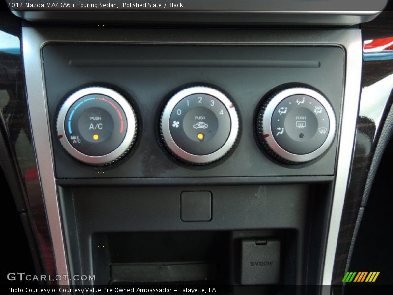Polished Slate / Black 2012 Mazda MAZDA6 i Touring Sedan