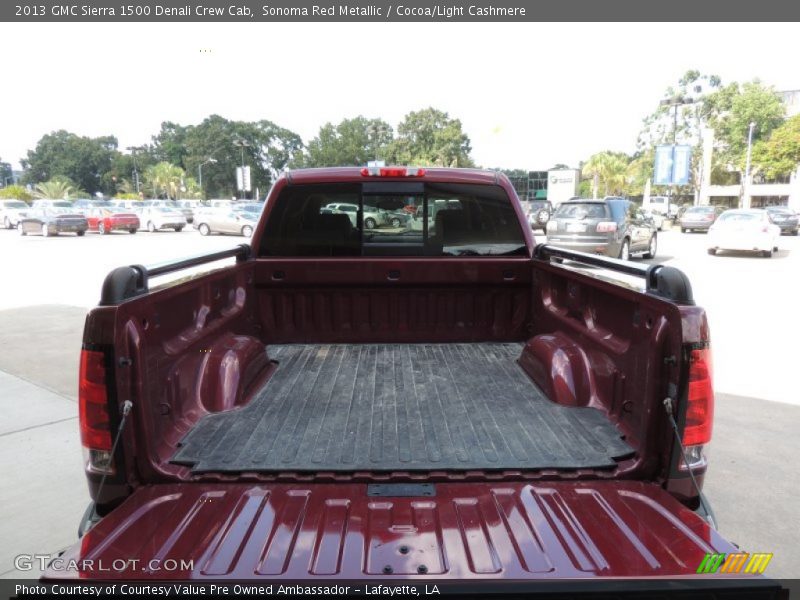 Sonoma Red Metallic / Cocoa/Light Cashmere 2013 GMC Sierra 1500 Denali Crew Cab