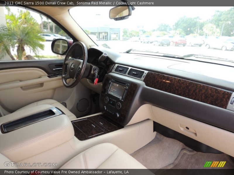 Sonoma Red Metallic / Cocoa/Light Cashmere 2013 GMC Sierra 1500 Denali Crew Cab