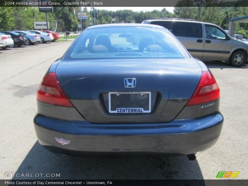 Graphite Pearl / Black 2004 Honda Accord EX Coupe