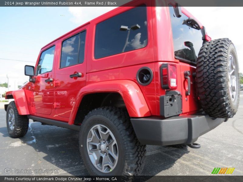 Flame Red / Black 2014 Jeep Wrangler Unlimited Rubicon 4x4