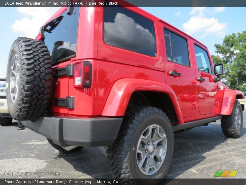  2014 Wrangler Unlimited Rubicon 4x4 Flame Red