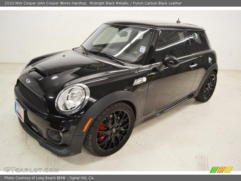 Midnight Black Metallic / Punch Carbon Black Leather 2010 Mini Cooper John Cooper Works Hardtop