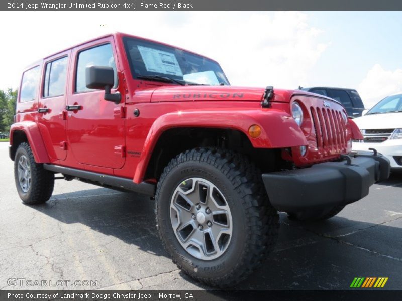 Front 3/4 View of 2014 Wrangler Unlimited Rubicon 4x4