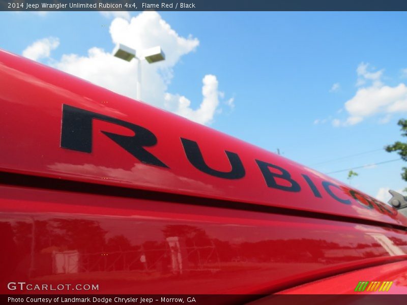 Flame Red / Black 2014 Jeep Wrangler Unlimited Rubicon 4x4