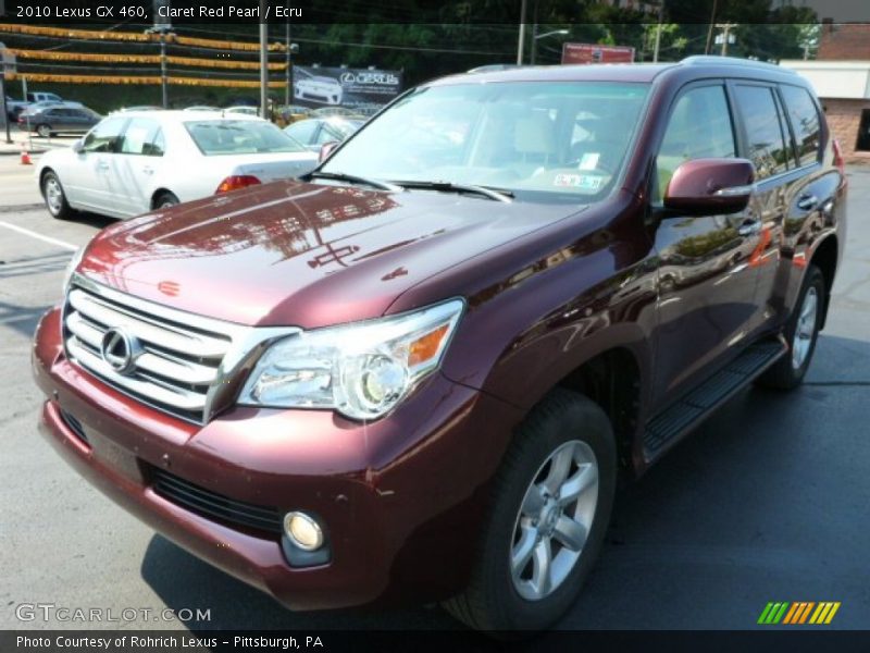Claret Red Pearl / Ecru 2010 Lexus GX 460