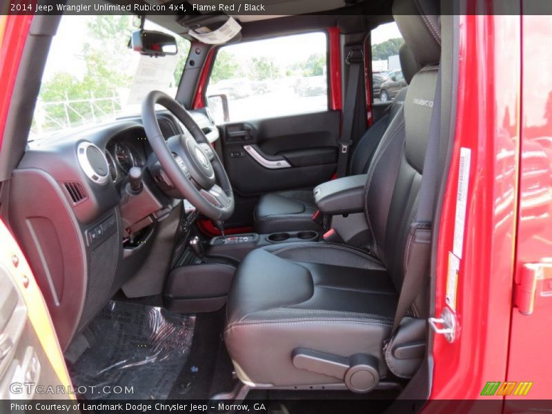  2014 Wrangler Unlimited Rubicon 4x4 Black Interior