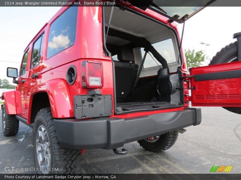 Flame Red / Black 2014 Jeep Wrangler Unlimited Rubicon 4x4