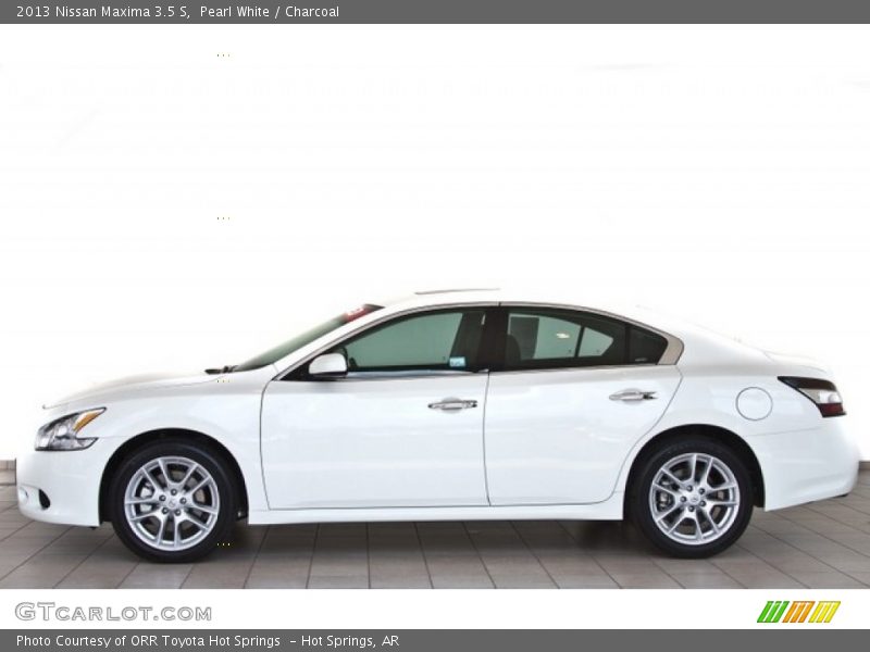 Pearl White / Charcoal 2013 Nissan Maxima 3.5 S