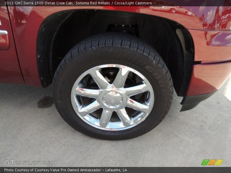 Sonoma Red Metallic / Cocoa/Light Cashmere 2013 GMC Sierra 1500 Denali Crew Cab