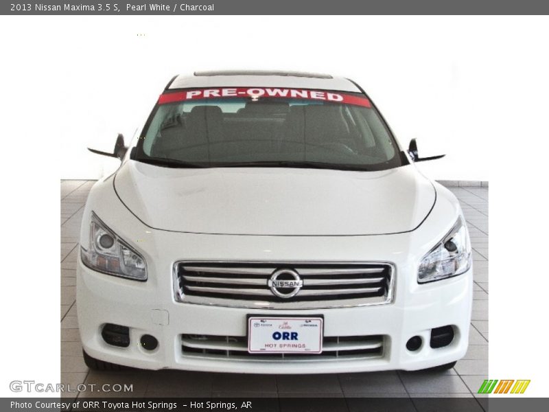 Pearl White / Charcoal 2013 Nissan Maxima 3.5 S