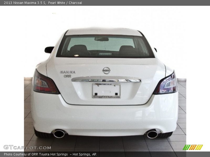 Pearl White / Charcoal 2013 Nissan Maxima 3.5 S
