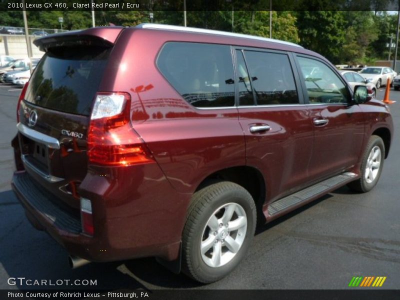Claret Red Pearl / Ecru 2010 Lexus GX 460