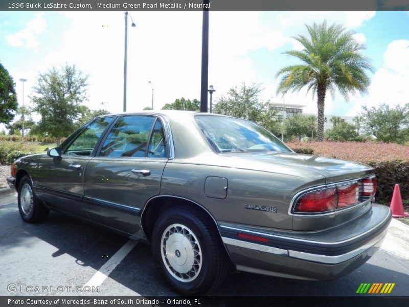 Medium Green Pearl Metallic / Neutral 1996 Buick LeSabre Custom