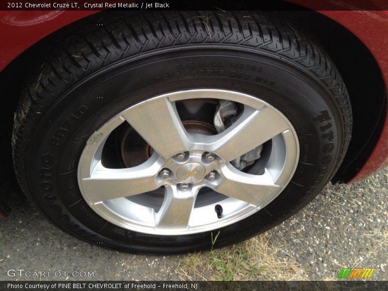 Crystal Red Metallic / Jet Black 2012 Chevrolet Cruze LT