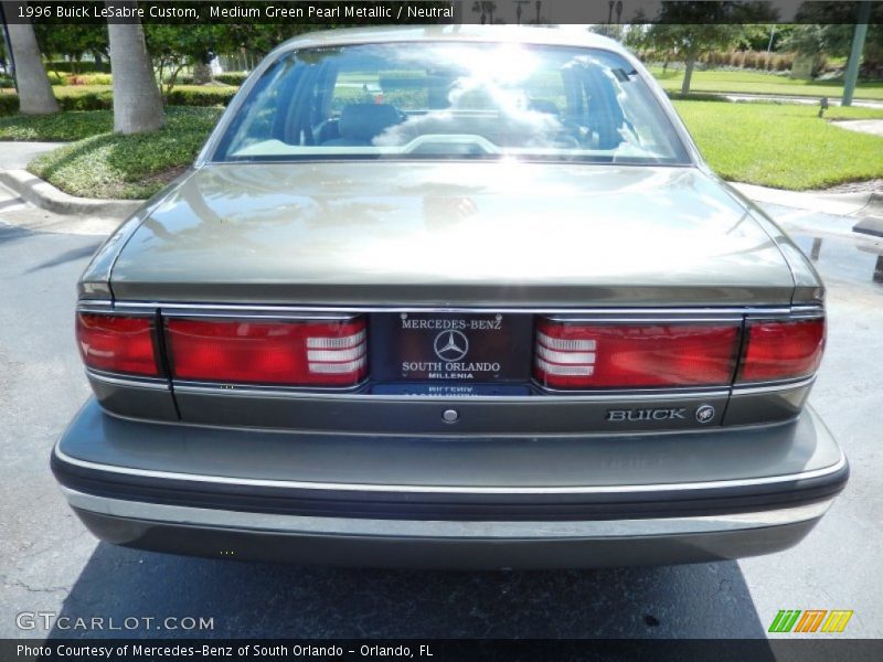 Medium Green Pearl Metallic / Neutral 1996 Buick LeSabre Custom