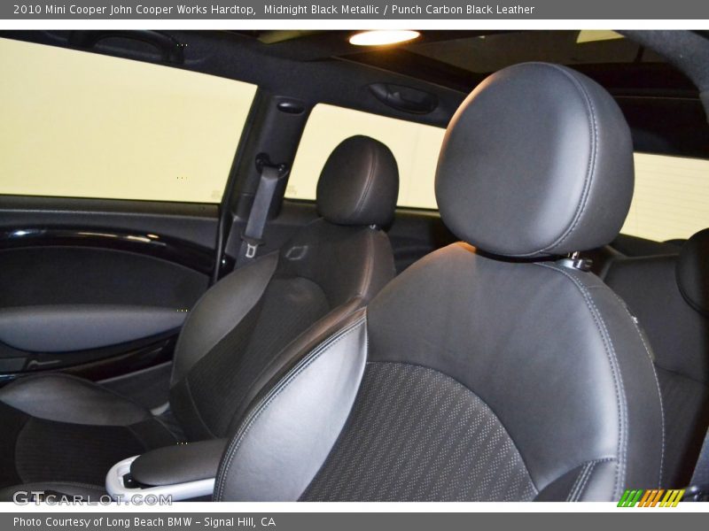 Midnight Black Metallic / Punch Carbon Black Leather 2010 Mini Cooper John Cooper Works Hardtop