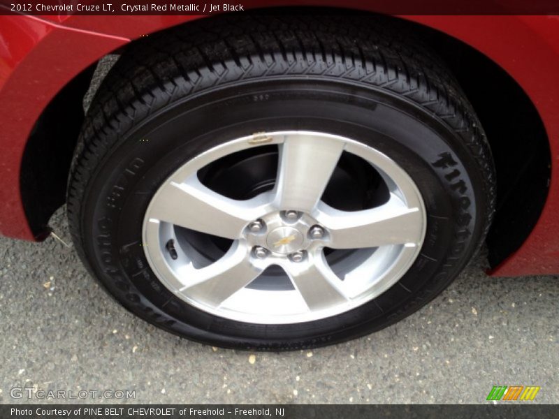 Crystal Red Metallic / Jet Black 2012 Chevrolet Cruze LT