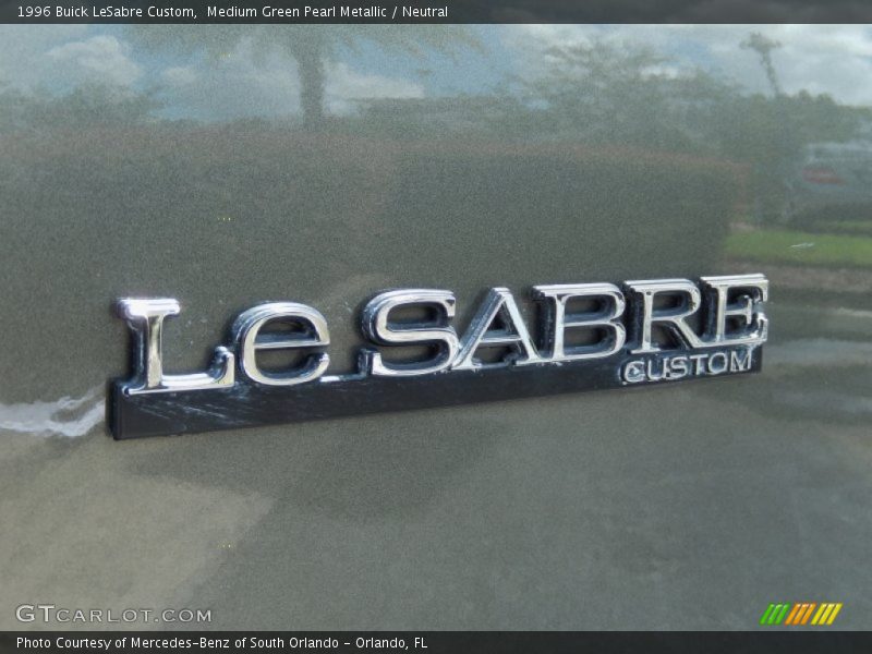 Medium Green Pearl Metallic / Neutral 1996 Buick LeSabre Custom