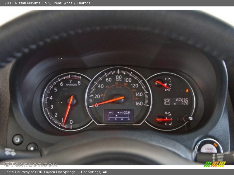 Pearl White / Charcoal 2013 Nissan Maxima 3.5 S