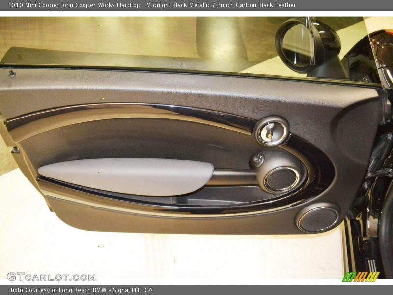 Midnight Black Metallic / Punch Carbon Black Leather 2010 Mini Cooper John Cooper Works Hardtop