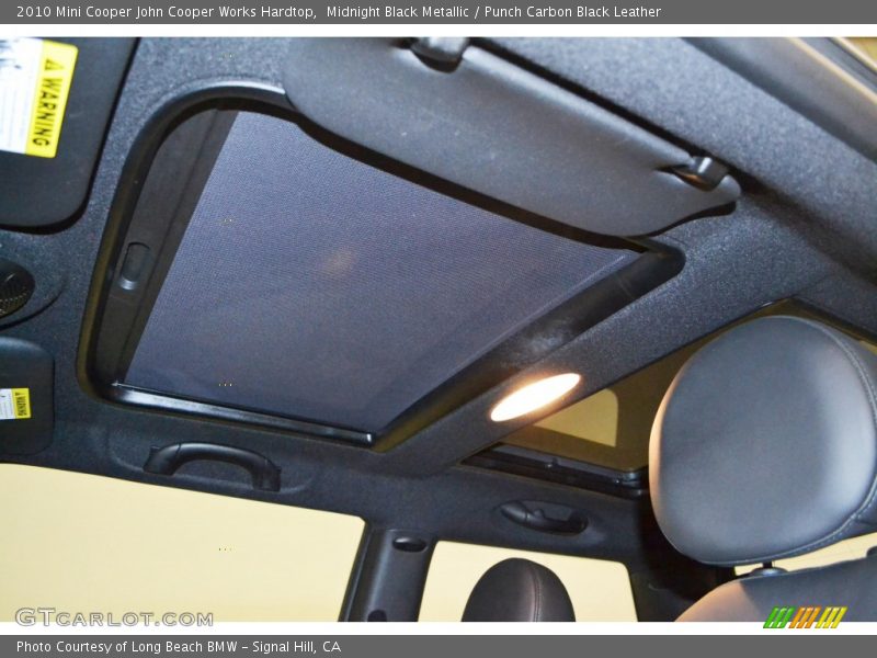 Midnight Black Metallic / Punch Carbon Black Leather 2010 Mini Cooper John Cooper Works Hardtop