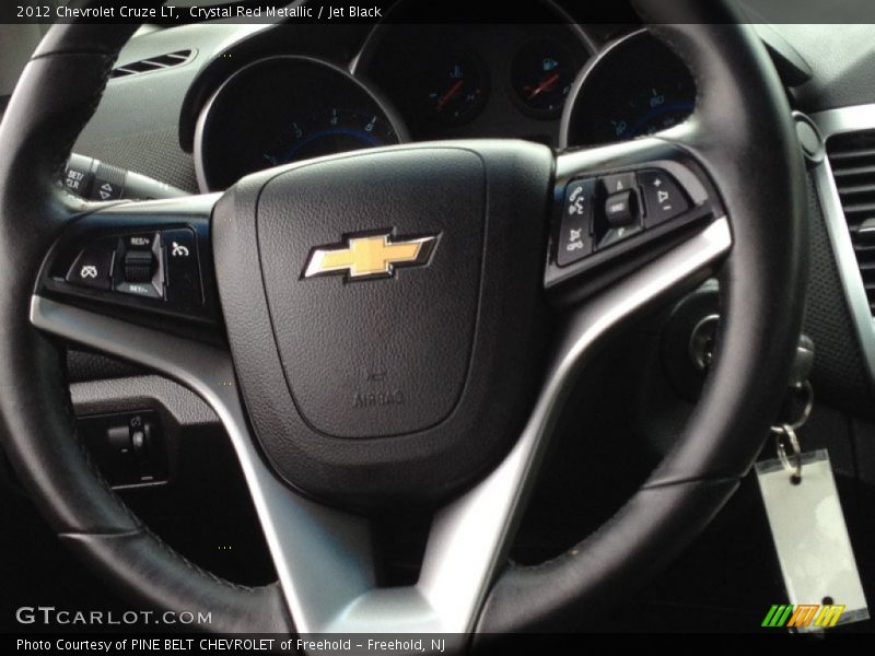 Crystal Red Metallic / Jet Black 2012 Chevrolet Cruze LT