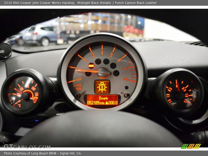 Midnight Black Metallic / Punch Carbon Black Leather 2010 Mini Cooper John Cooper Works Hardtop