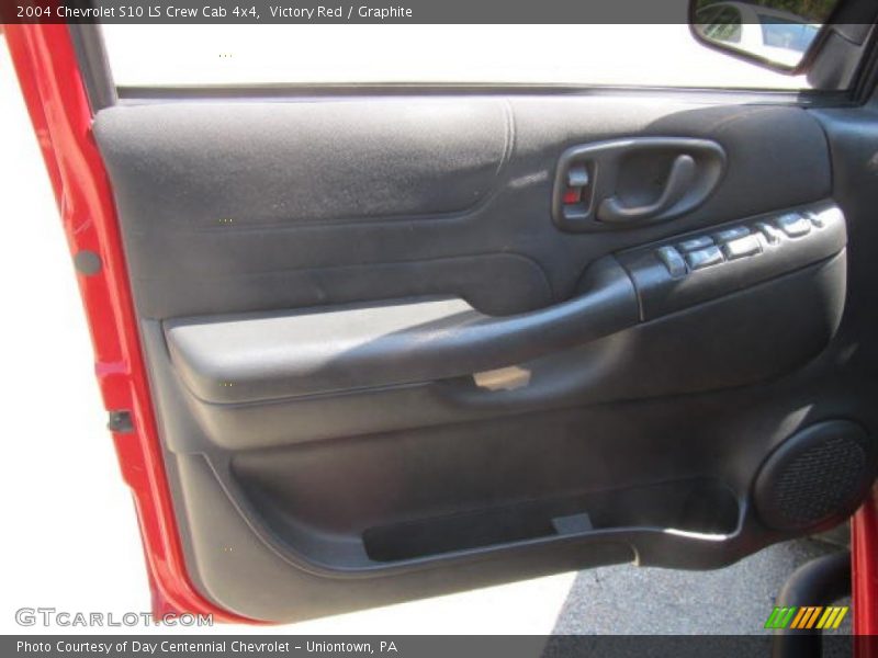 Victory Red / Graphite 2004 Chevrolet S10 LS Crew Cab 4x4
