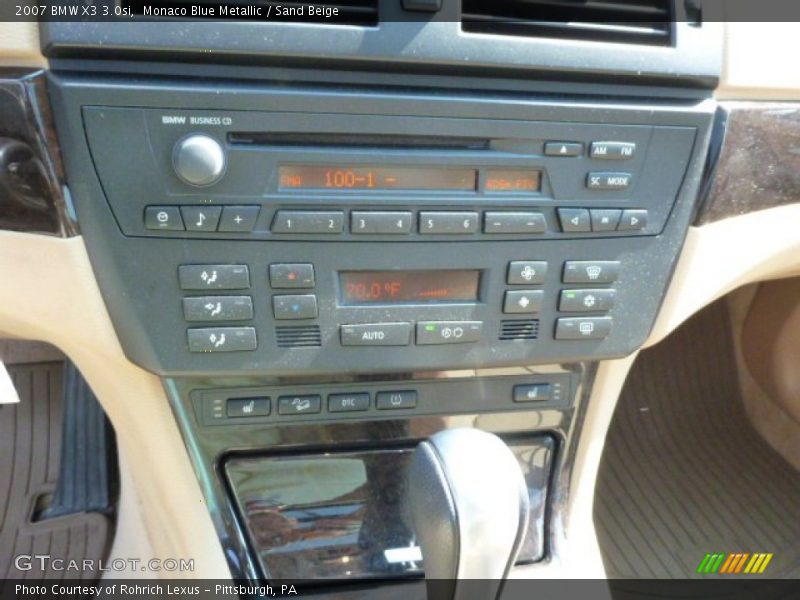 Monaco Blue Metallic / Sand Beige 2007 BMW X3 3.0si